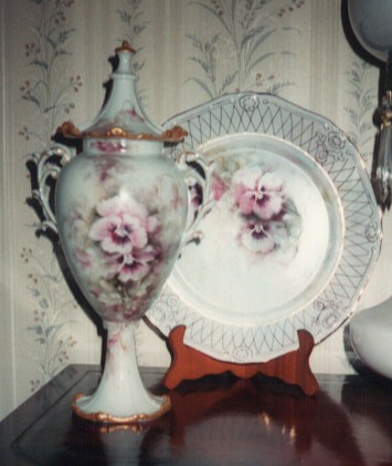 Porcelain Painted by Bettye Campbell
