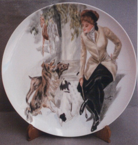 Hand Painted Plate by Dorothy Oaks