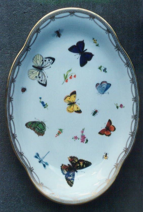 Butterfly Platter - Painted by Francesca Boone