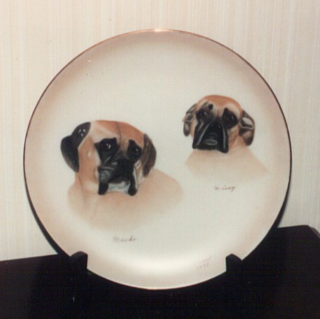 Plate Painted by Lorraine Treadwell