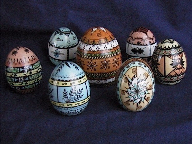 Ukrainian eggs Painted by Mary Workman