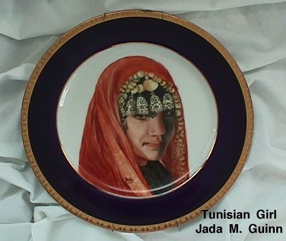 Tunisian Girl Painting by Jada Marie Guinn